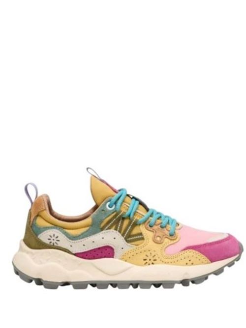 yamano 3 woman suede/nylon FLOWER MOUNTAIN | 1L13-001-2017817.FUCHSIA-LIGHT PINK